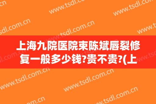 上海九院医院束陈斌唇裂修复一般多少钱?贵不贵?(上海九院做唇裂手术最好的专家是哪一位)