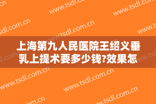 上海第九人民医院王绍义垂乳上提术要多少钱?效果怎么样?