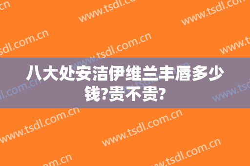 八大处安洁伊维兰丰唇多少钱?贵不贵?