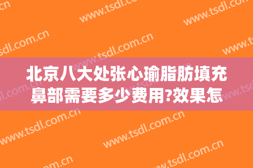 北京八大处张心瑜脂肪填充鼻部需要多少费用?效果怎么样?(北京八大处全脸脂肪填充多少钱)