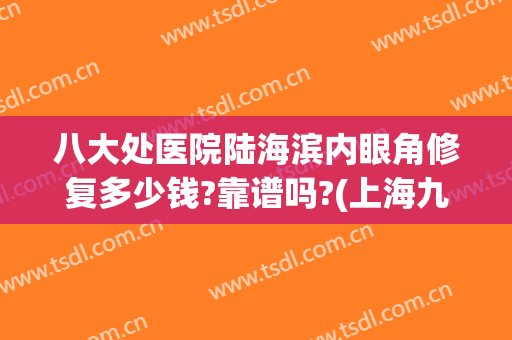 八大处医院陆海滨内眼角修复多少钱?靠谱吗?(上海九院外眼角修复)