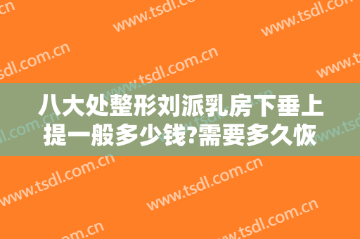 八大处整形刘派乳房下垂上提一般多少钱?需要多久恢复?