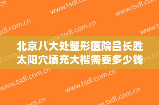 北京八大处整形医院吕长胜太阳穴填充大楷需要多少钱?可靠吗?(北京八大处整容医院贴吧)