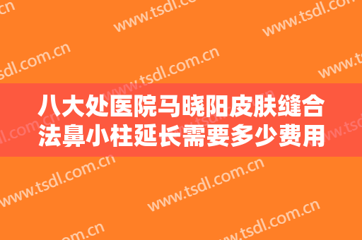 八大处医院马晓阳皮肤缝合法鼻小柱延长需要多少费用?好不好?