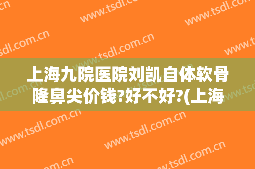 上海九院医院刘凯自体软骨隆鼻尖价钱?好不好?(上海九院隆鼻子大概多少费用)