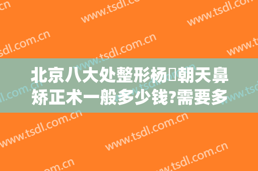 北京八大处整形杨喆朝天鼻矫正术一般多少钱?需要多久恢复?(北京整容医院隆鼻)