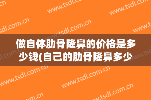 做自体肋骨隆鼻的价格是多少钱(自己的肋骨隆鼻多少钱)