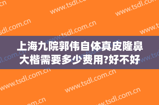上海九院郭伟自体真皮隆鼻大楷需要多少费用?好不好?(上海九院做假体隆鼻要多少钱)