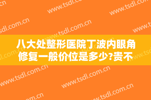 八大处整形医院丁波内眼角修复一般价位是多少?贵不贵?