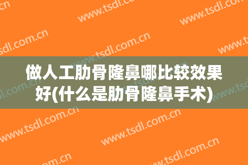 做人工肋骨隆鼻哪比较效果好(什么是肋骨隆鼻手术)
