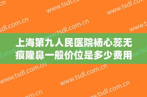 上海第九人民医院杨心蕊无痕隆鼻一般价位是多少费用?可靠吗?(上海九院鼻梁整形费用)
