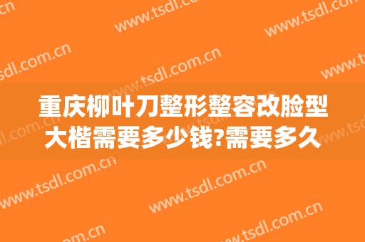重庆柳叶刀整形整容改脸型大楷需要多少钱?需要多久恢复?(重庆整容手术医院)