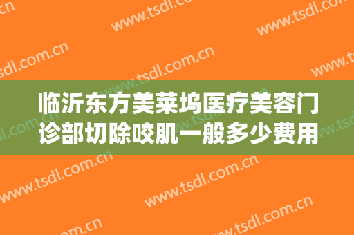 临沂东方美莱坞医疗美容门诊部切除咬肌一般多少费用?好不好?(临沂东方美莱坞医院)