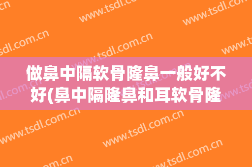 做鼻中隔软骨隆鼻一般好不好(鼻中隔隆鼻和耳软骨隆鼻哪个好)