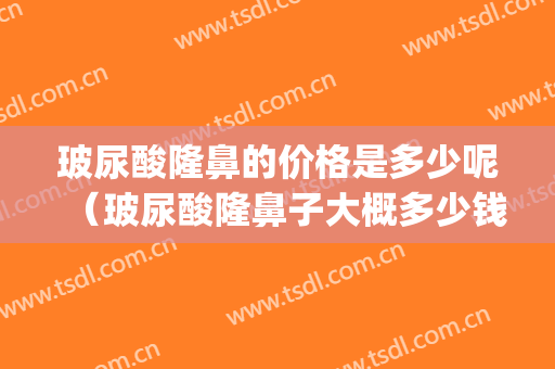 玻尿酸隆鼻的价格是多少呢（玻尿酸隆鼻子大概多少钱）(玻尿酸隆鼻得多少钱)