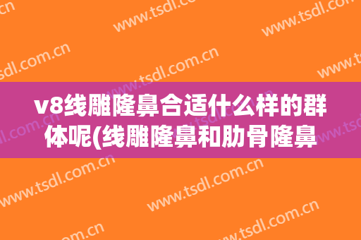 v8线雕隆鼻合适什么样的群体呢(线雕隆鼻和肋骨隆鼻哪个好)