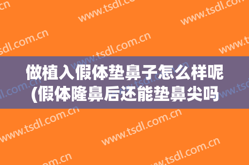 做植入假体垫鼻子怎么样呢(假体隆鼻后还能垫鼻尖吗)