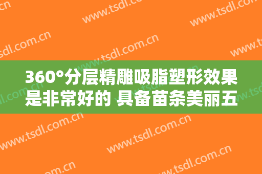 360°分层精雕吸脂塑形效果是非常好的 具备苗条美丽五官