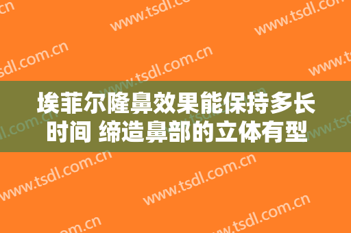 埃菲尔隆鼻效果能保持多长时间 缔造鼻部的立体有型