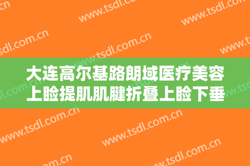 大连高尔基路朗域医疗美容上睑提肌肌腱折叠上睑下垂治疗一般价位是多少费用?有哪些优势?