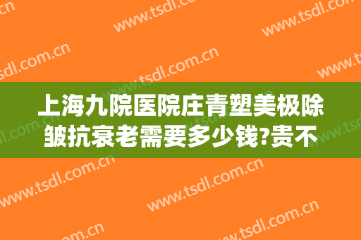 上海九院医院庄青塑美极除皱抗衰老需要多少钱?贵不贵?(上海第九整形美容医院价格)