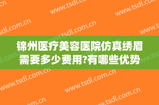 锦州医疗美容医院仿真绣眉需要多少费用?有哪些优势?(锦州市医疗美容医院)