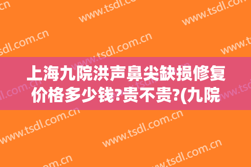 上海九院洪声鼻尖缺损修复价格多少钱?贵不贵?(九院修复鼻子多少钱)