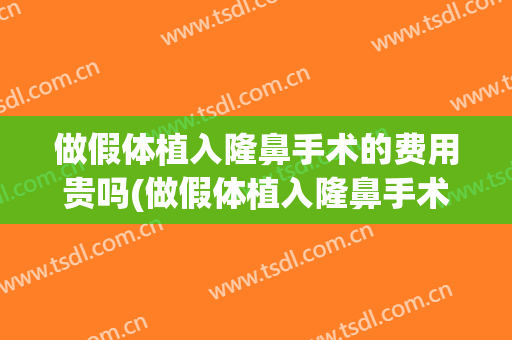 做假体植入隆鼻手术的费用贵吗(做假体植入隆鼻手术的费用贵吗知乎)