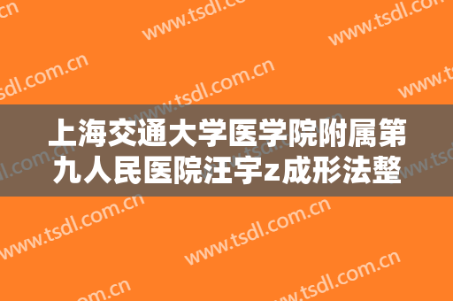 上海交通大学医学院附属第九人民医院汪宇z成形法整眉一般价位是多少钱?好不好?