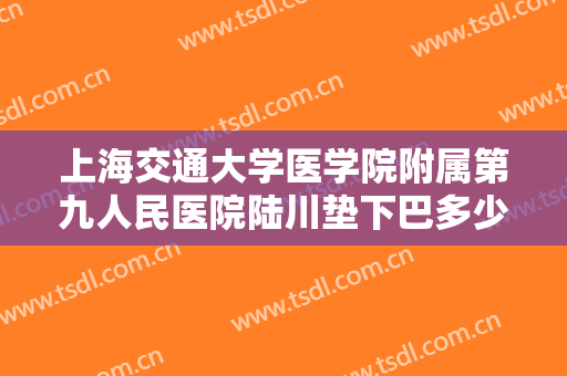 上海交通大学医学院附属第九人民医院陆川垫下巴多少钱?效果怎么样?