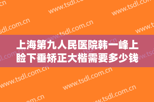 上海第九人民医院韩一峰上睑下垂矫正大楷需要多少钱?靠谱吗?(上海九院做上眼睑下垂要多少钱)