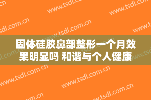 固体硅胶鼻部整形一个月效果明显吗 和谐与个人健康共存