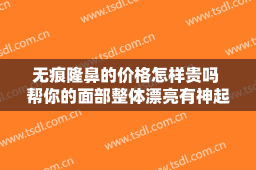无痕隆鼻的价格怎样贵吗 帮你的面部整体漂亮有神起来
