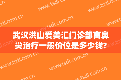 武汉洪山爱美汇门诊部高鼻尖治疗一般价位是多少钱?怎么样?(武汉洪山爱美汇整形美容医院)