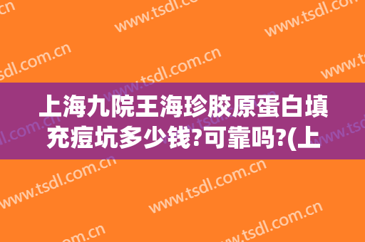 上海九院王海珍胶原蛋白填充痘坑多少钱?可靠吗?(上海九院 胶原蛋白填充)