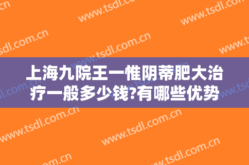 上海九院王一惟阴蒂肥大治疗一般多少钱?有哪些优势?