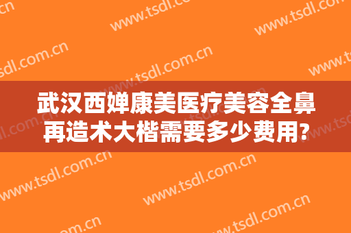 武汉西婵康美医疗美容全鼻再造术大楷需要多少费用?贵不贵?