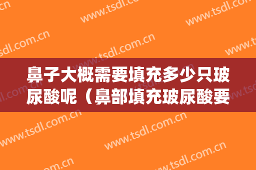 鼻子大概需要填充多少只玻尿酸呢（鼻部填充玻尿酸要几支）(玻尿酸填充鼻子打多少量)