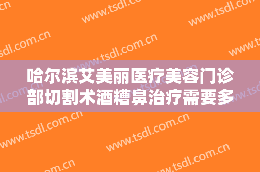 哈尔滨艾美丽医疗美容门诊部切割术酒糟鼻治疗需要多少费用?可靠吗?