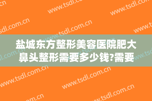 盐城东方整形美容医院肥大鼻头整形需要多少钱?需要多久恢复?(盐城东方整形美容医院医生)