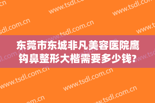 东莞市东城非凡美容医院鹰钩鼻整形大楷需要多少钱?好不好?(鹰钩鼻做整形多少钱)