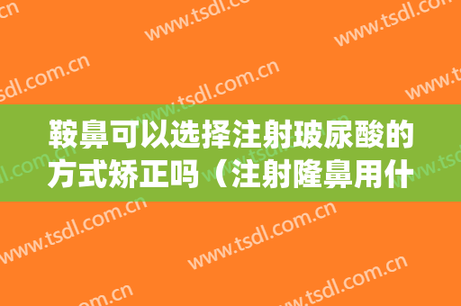 鞍鼻可以选择注射玻尿酸的方式矫正吗（注射隆鼻用什么玻尿酸）(玻尿酸注射隆鼻方法)