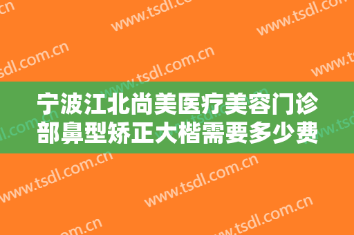 宁波江北尚美医疗美容门诊部鼻型矫正大楷需要多少费用?效果怎么样?