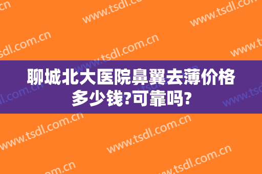 聊城北大医院鼻翼去薄价格多少钱?可靠吗?