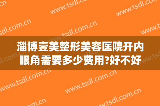 淄博壹美整形美容医院开内眼角需要多少费用?好不好?(淄博壹美整形美容医院开内眼角需要多少费用?好不好做)