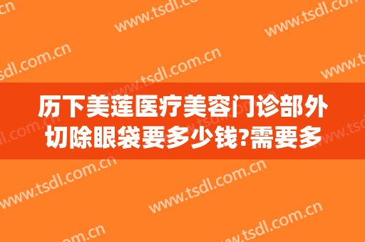 历下美莲医疗美容门诊部外切除眼袋要多少钱?需要多久恢复?(美容院去除眼袋多少钱)