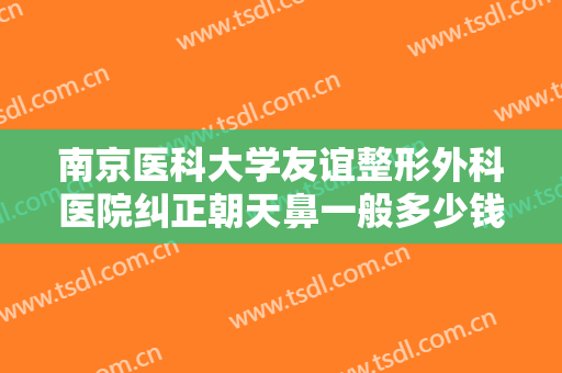 南京医科大学友谊整形外科医院纠正朝天鼻一般多少钱?多长时间恢复?