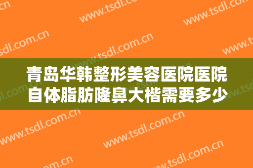青岛华韩整形美容医院医院自体脂肪隆鼻大楷需要多少钱?有哪些优势?