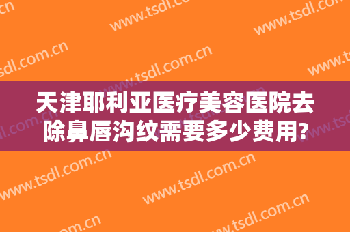 天津耶利亚医疗美容医院去除鼻唇沟纹需要多少费用?有哪些优势?