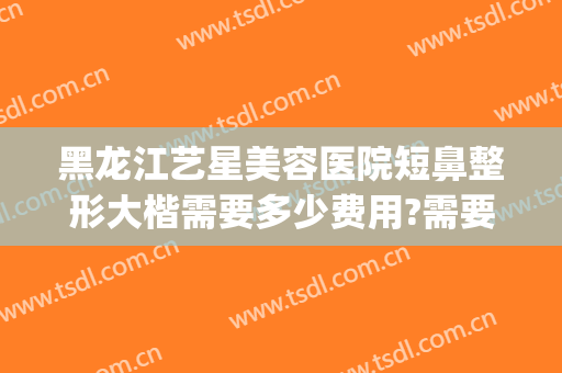 黑龙江艺星美容医院短鼻整形大楷需要多少费用?需要多久恢复?(艺星整形美容正规医院)